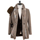 Peacoat "Spina Lusso" aus reinem Kaschmir - reine Handarbeit