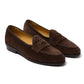 Baudoin & Lange x MJ: Sagan-Loafer "Ivy Ginko" aus Kalbsvelours - Handmade