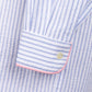 Gestreiftes Schlafhemd "Camisón Noble" aus reiner Baumwolle
