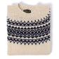 Glenugie exklusiv x MJ: Pullover "St.Moritz Vintage-Ski" aus reiner Wolle - Pure Soft Shetland