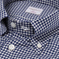 Kariertes Hemd "Royal Twill" mit Button Down Kragen und Sportmanschette - Handarbeit