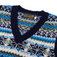 Glenugie exklusiv x MJ: Pullunder "Fairisle-Slipover" aus reiner Wolle - Pure Soft Shetland