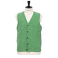 Glenugie exklusiv x  MJ: Weste "Sport Waistcoat" aus reiner Wolle - Circulate Knit Pure Soft Shetland