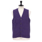 Glenugie exklusiv x  MJ: Weste "Sport Waistcoat" aus reiner Wolle - Circulate Knit Pure Soft Shetland