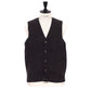 Glenugie exklusiv x  MJ: Weste "Sport Waistcoat" aus reiner Wolle - Circulate Knit Pure Soft Shetland