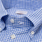 Kariertes Hemd "Royal Twill" mit Button Down Kragen und Sportmanschette - Handarbeit