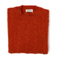 MJ Exklusiv: Pullover "Crew Cable-Rib" aus reiner Geelong Lambswool - 3 Ply