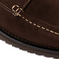 Dunkelbrauner Loafer "Thiers" aus Velours-Leder - A French Legend