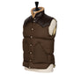 Rocky Mountain Featherbed x MJ: Daunenweste "Christy Vest" mit Lammfellkragen