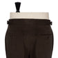 Exklusiv für Michael Jondral: Braune Hose aus englischem "brushed" Baumwolldrill - Rota Sartorial