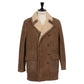 Lederjacke "Benjamin Peacoat" aus Lammleder mit Futter aus Curley-Lammfell - Valstar Original