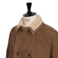 Lederjacke "Benjamin Peacoat" aus Lammleder mit Futter aus Curley-Lammfell - Valstar Original