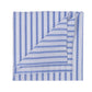 Taschentuch "Vintage Stripe" aus reiner Baumwolle - Handrolliert