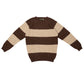 Glenugie exklusiv x MJ: Pullover "College Stripe Jumper" aus reiner Wolle - Circulare Knit Pure Brushed Shetland