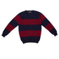 Glenugie exklusiv x MJ: Pullover "College Stripe Jumper" aus reiner Wolle - Circulare Knit Pure Brushed Shetland