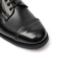 Schuhe "Officer Gibson" aus schwarzem Patent-Leder - Handarbeit