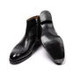 Limited Edition: Boot "Parisienne Zip" aus schwarzem Kalbsleder  - reine Handarbeit