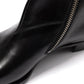 Limited Edition: Boot "Parisienne Zip" aus schwarzem Kalbsleder  - reine Handarbeit