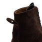 Boot "Norvegian Cut" aus dunkelbraunem Rauhleder - reine Handarbeit