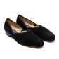 Schwarzer Loafer "Grecian Loafer" aus Rauhleder