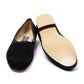 Schwarzer Loafer "Grecian Loafer" aus Rauhleder