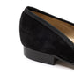 Schwarzer Loafer "Grecian Loafer" aus Rauhleder