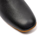 Schwarzer Pantoffel "Mule" aus Hirschleder