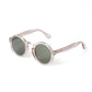 Transparente Sonnenbrille "LE FLÂNEUR" mit grünen Gläsern