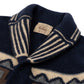 RAKKI x MJ: Belt-Cardigan "Julien" aus reiner Lambswool - Original Icon