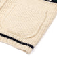 RAKKI x MJ: Strickjacke "Holman Blazer" aus reiner Lambswool - Original Icon