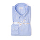 Hellblaues Hemd "Oxford Super" mit Button Down Kragen und Sportmanschette - Handarbeit