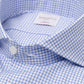 Kariertes Hemd "Royal Twill" mit Haifischkragen und Sportmanschette - Handarbeit