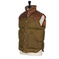 Rocky Mountain Featherbed x MJ: Daunenweste "Christy Vest" mit Lammfellkragen