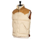Rocky Mountain Featherbed x MJ: Daunenweste "Christy Vest" mit Lammfellkragen