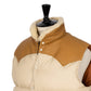 Rocky Mountain Featherbed x MJ: Daunenweste "Christy Vest" mit Lammfellkragen