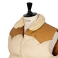 Rocky Mountain Featherbed x MJ: Daunenweste "Christy Vest" mit Lammfellkragen