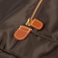 Schultertasche "Every Day II" aus Felisi-Nylon und Sattelleder - Handarbeit