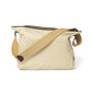 Schultertasche "Every Day I" aus Felisi-Nylon und Sattelleder - Handarbeit