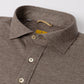 Poloshirt "JFK" aus Baumwolle und Kaschmir - Handarbeit