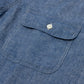 Kenneth Field x MJ: Work-Shirt "Authentic II" aus japanischem Baumwoll-Chambray - Japanese Item