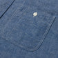 Kenneth Field x MJ: Work-Shirt "Authentic II" aus japanischem Baumwoll-Chambray - Japanese Item