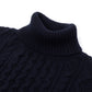 Rollkragen-Pullover "Iconic Aran" aus Lambswool und Kaschmir - Original Knit