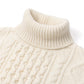 Rollkragen-Pullover "Iconic Aran" aus Lambswool und Kaschmir - Original Knit