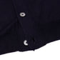 Dunkelblaue Strickjacke "Cardigan" aus extrafeiner 140´s Merinowolle