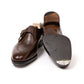 Monk "Split Toe Apron" aus braunem Kalbsleder - reine Handarbeit