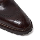 Oxford "Longwing Sport Brogue" aus genarbtem Kalbsleder - reine Handarbeit