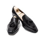 Loafer "Modern B-Tassel" aus schwarzem Kalbsleder - reine Handarbeit