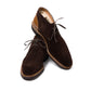 Bootee "Winter Sport Chukka" aus dunkelbraunem Rauhleder - reine Handarbeit
