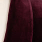 Dark red "Serata Elegante" Velvet jacket made of cotton - handmade
