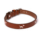 Special Edition: Hundehalsband "Colllare per Cani Ricamato I" aus Sattelleder - Handarbeit